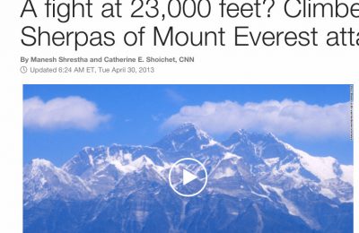 CNN: Everest Fight