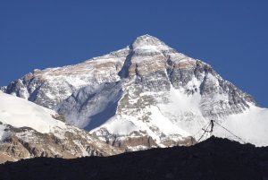 A view of the north side of Mt Everest