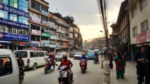 traffic in Kathmandu
