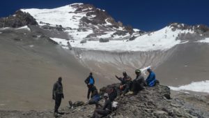 Aconcagua, Polish Glacier
