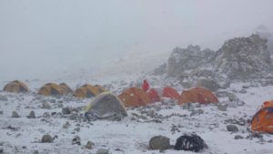 C3, high camp on Aconcagua