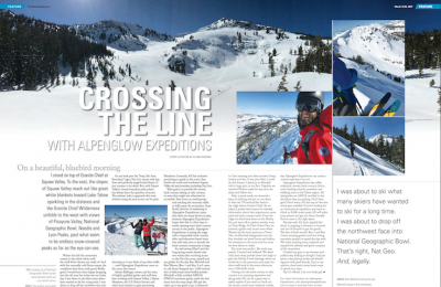 Tahoe Weekly: Crossing the Line with Alpenglow Expeditions