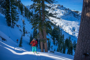 backcountry skiing