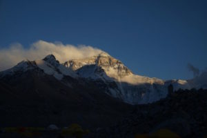 mount everest sunset
