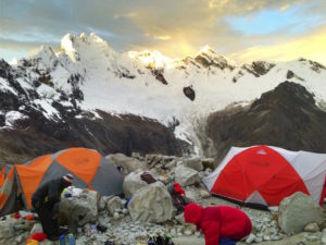 Moraine Camp, Alpamayo