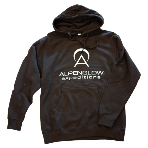 Alpenglow Black Pullover Hoodie