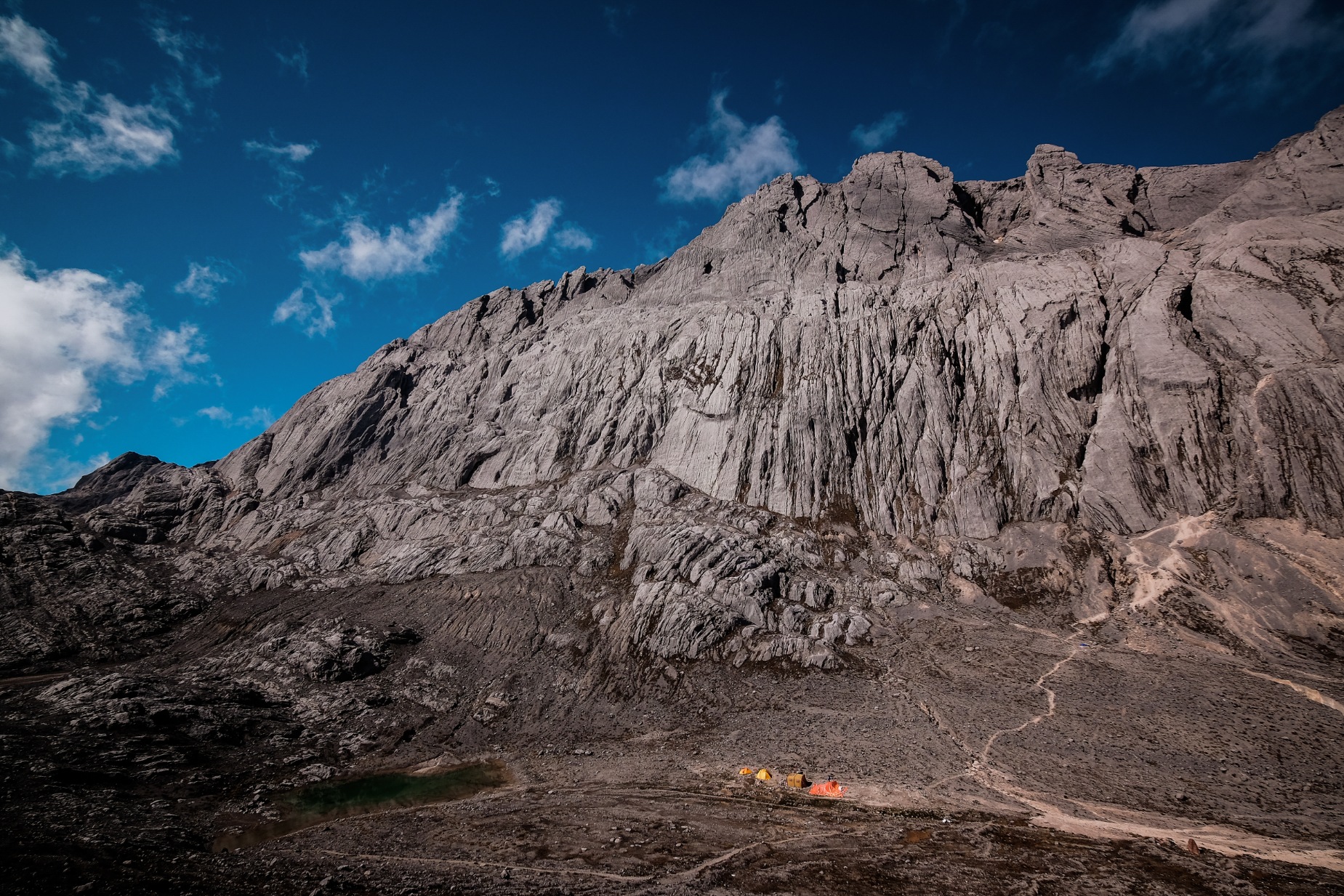 Carstensz Pyramid Expedition base camp