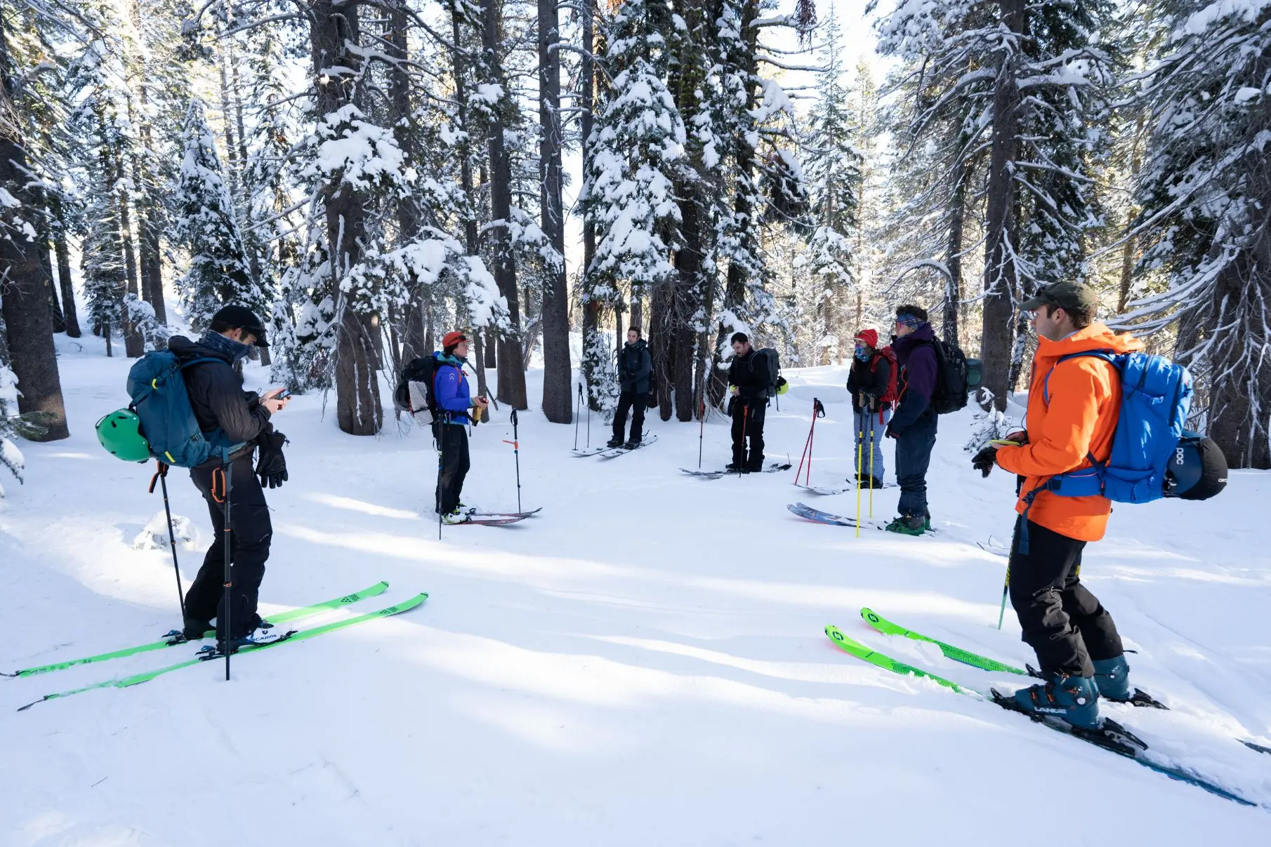 aiare course in lake tahoe taught by professional mountain guides