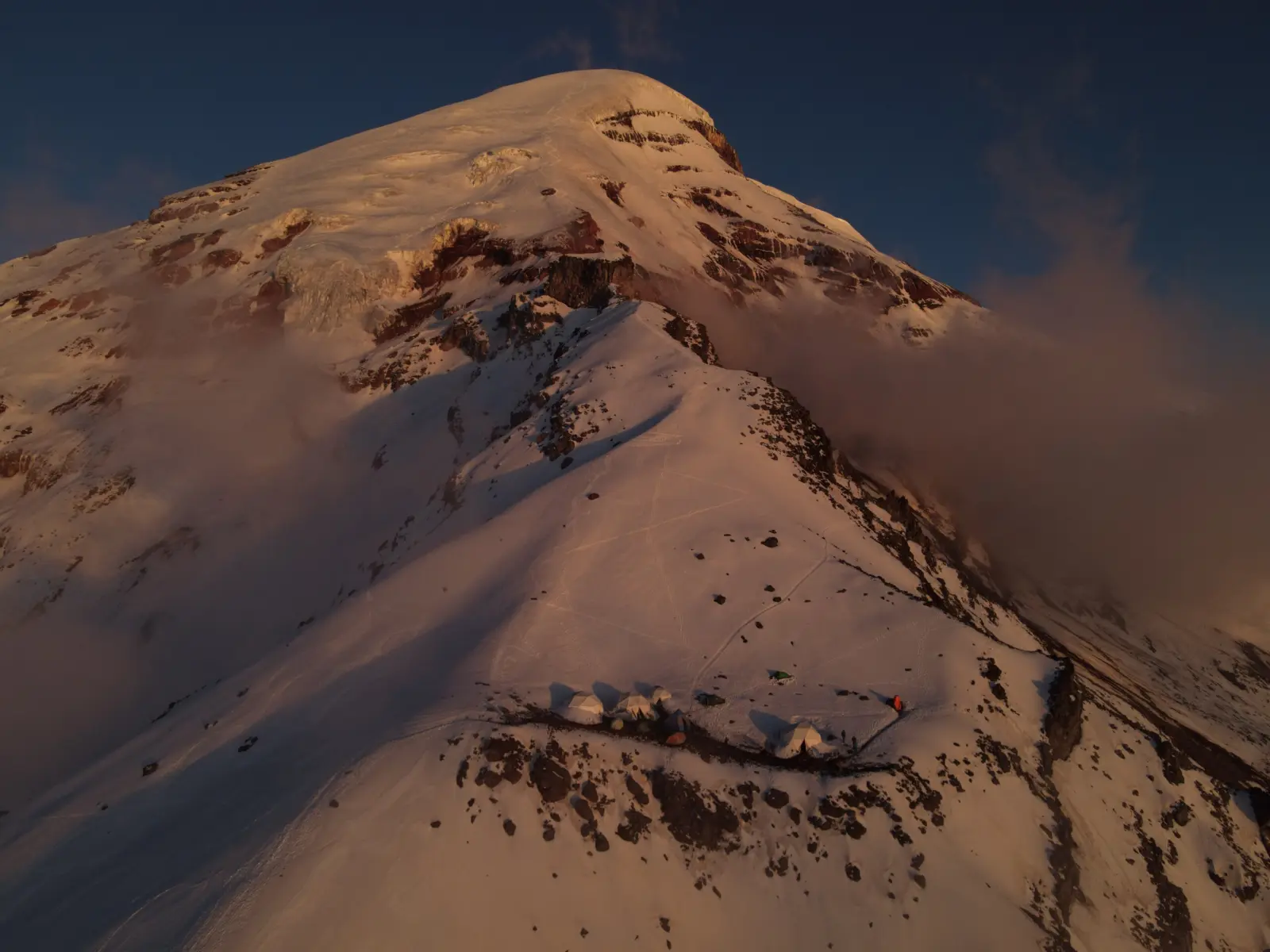Join our intro to high-altitude mountaineering course in Ecuador, taught by Alpenglow Expeditions' professional mountain guides.