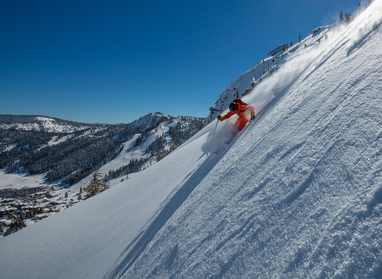 private backcountry ski guiding in lake tahoe with professional mountain guides