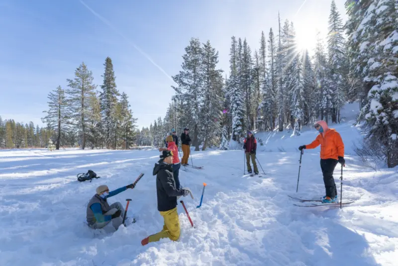 aiare course in lake tahoe taught by professional mountain guides