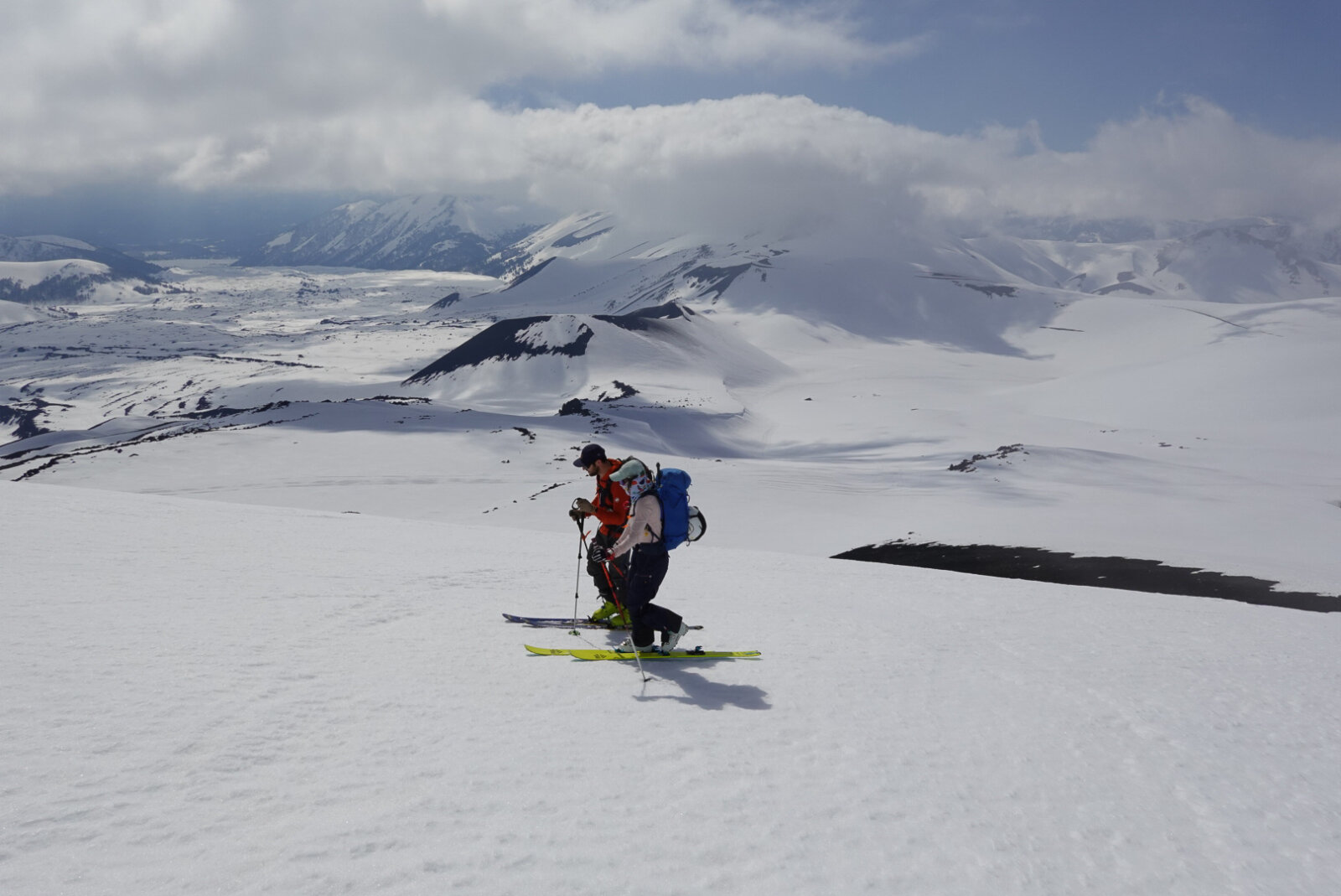 Professionally guided ski mountaineering trips in Chile. skiing in chile, ski chile, ski mountaineering in chile, splitboarding in chile, chile skiing, backcountry skiing in chile, chile ski trip, chile snowboard trip, chile skiing itinerary, where to ski in chile, guided ski trip in chile