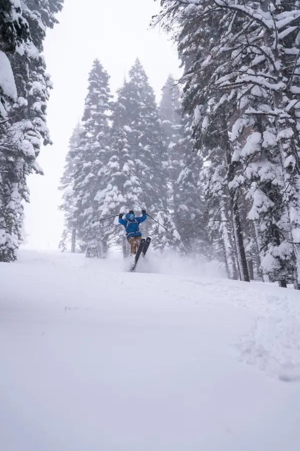 private backcountry ski guiding in lake tahoe with professional mountain guides