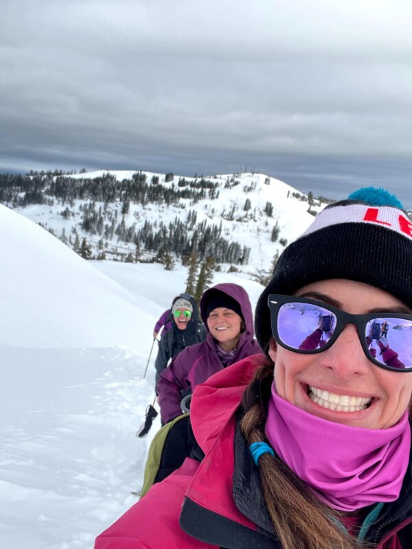 private backcountry ski guiding in lake tahoe with professional mountain guides