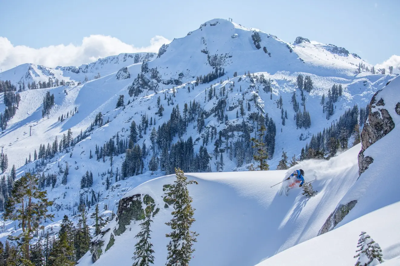 private backcountry ski guiding in lake tahoe with professional mountain guides