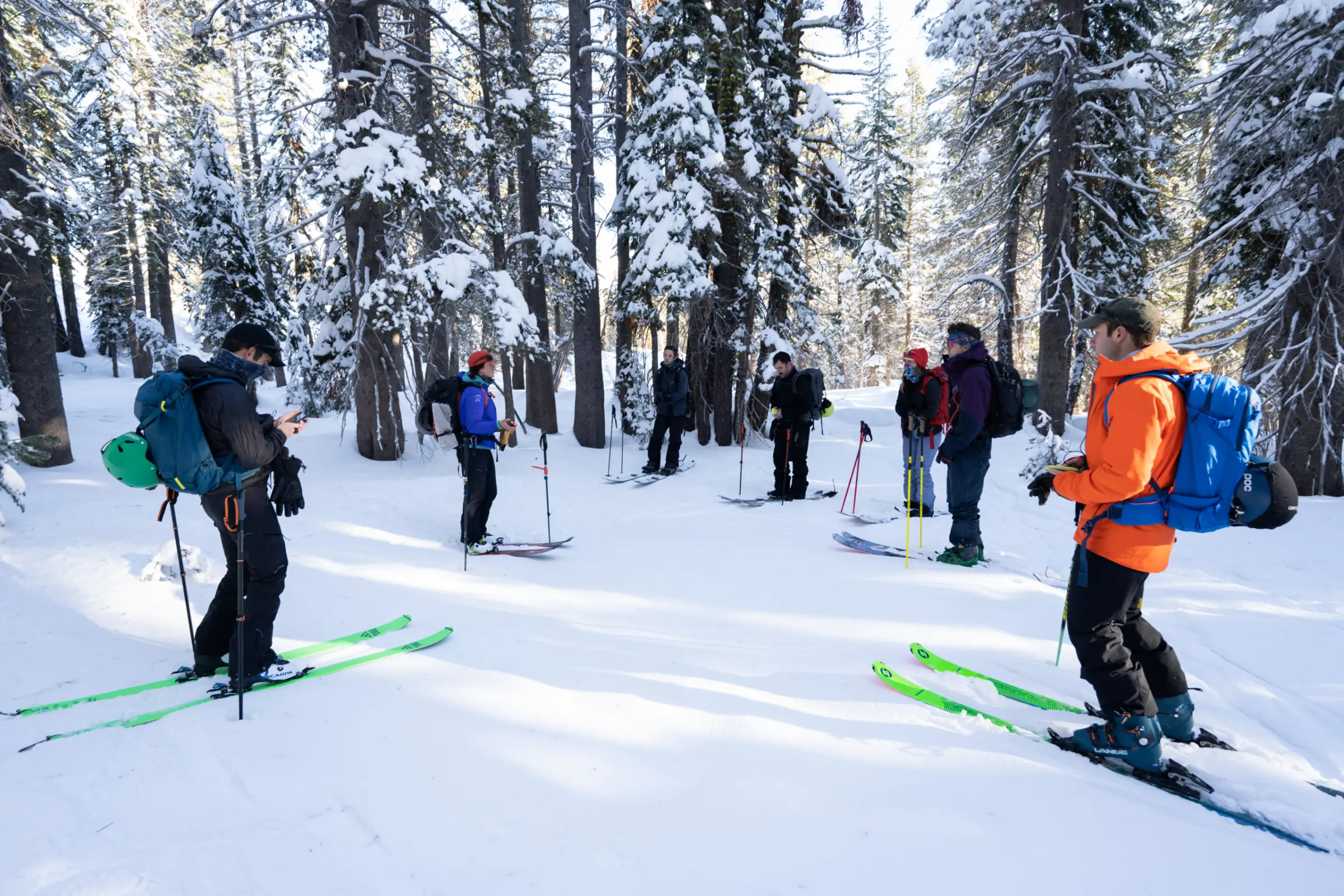 aiare course in lake tahoe taught by professional mountain guides