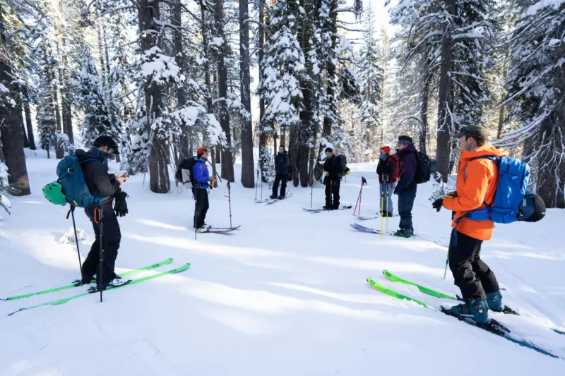 aiare course in lake tahoe taught by professional mountain guides