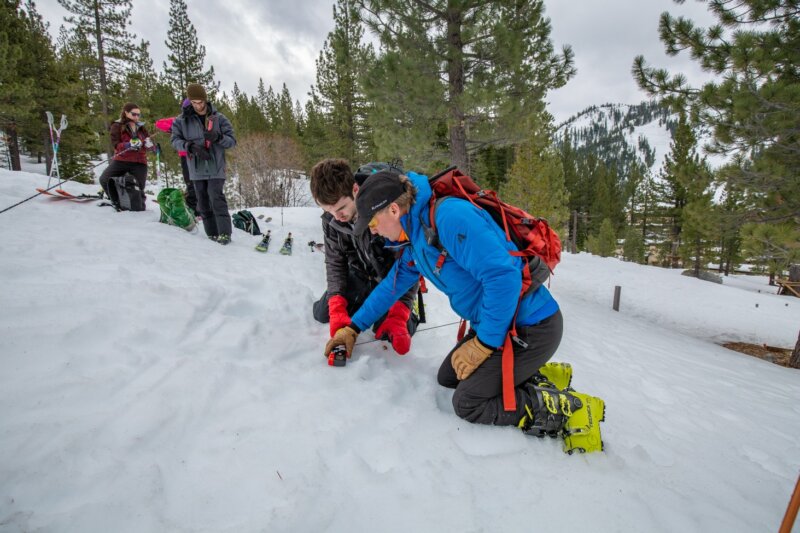 aiare course in lake tahoe taught by professional mountain guides