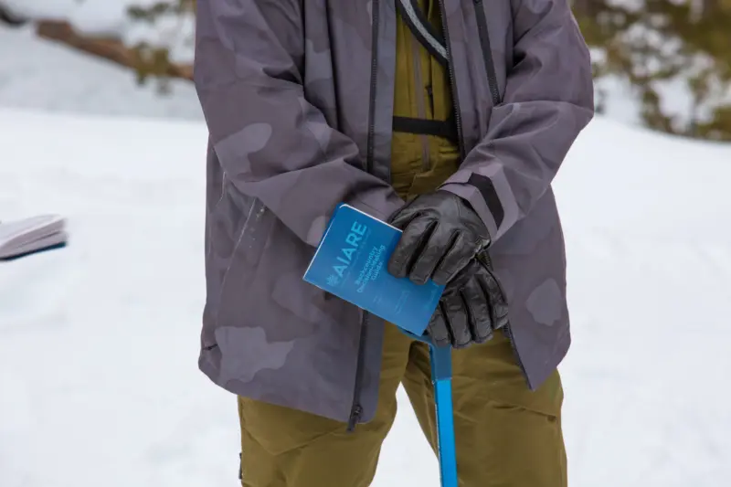 aiare course in lake tahoe taught by professional mountain guides