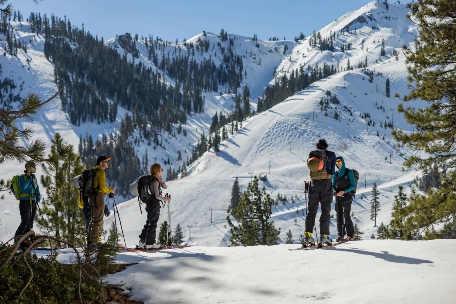 Learn Backcountry Skiing and Splitboarding in Lake Tahoe with professional ski guides.
