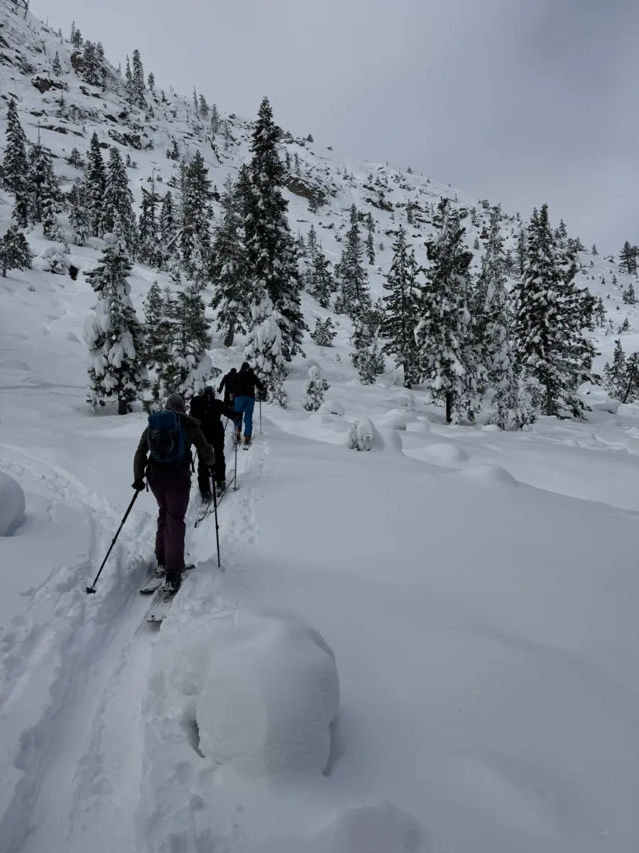 using CalTopo to make a tour plan in the backcountry