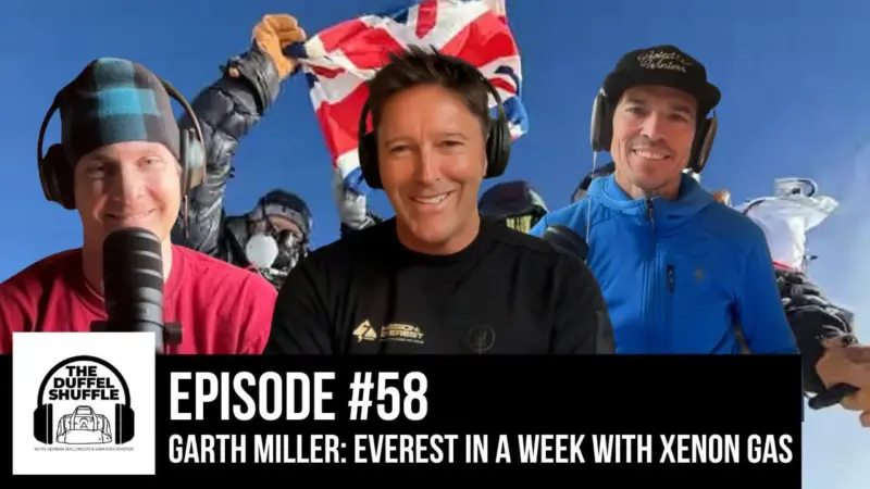 Episode 58 with Garth Miller: Everest in a Week with Xenon Gas